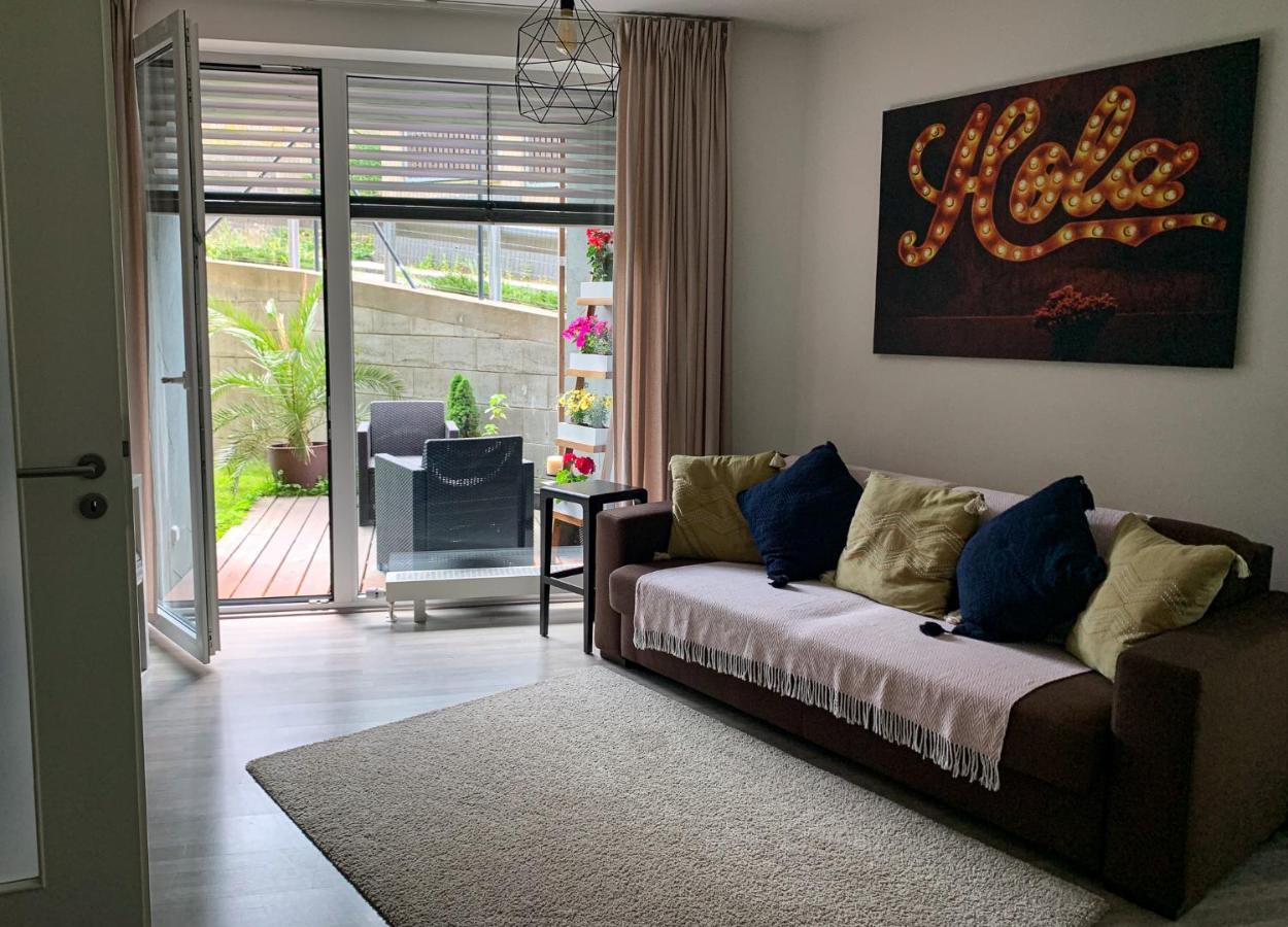 Jezerni Apartman S Terasou A Saunou V Lakepark Residence 多克西 外观 照片