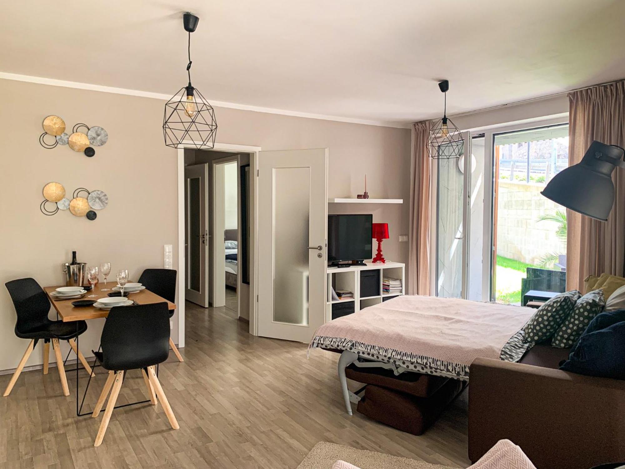 Jezerni Apartman S Terasou A Saunou V Lakepark Residence 多克西 外观 照片